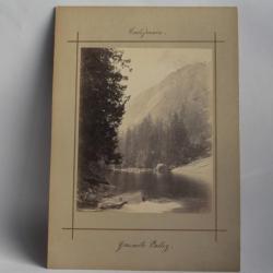 Photographie California Yosemite Valley Verna lake papier salé
