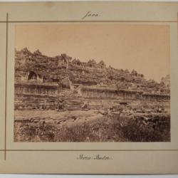 Photographie Java Temple Boru-Budor papier salé