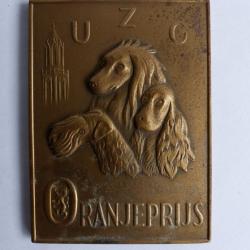 Médaille UZG Oranjeprijs Concours canin Belgique 1930 Chiens