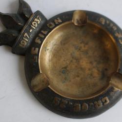 Cendrier bronze  Le Filon 1917 - 1937  miltaria