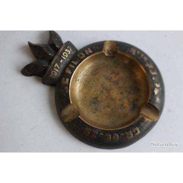 Cendrier bronze " Le Filon 1917 - 1937 " miltaria