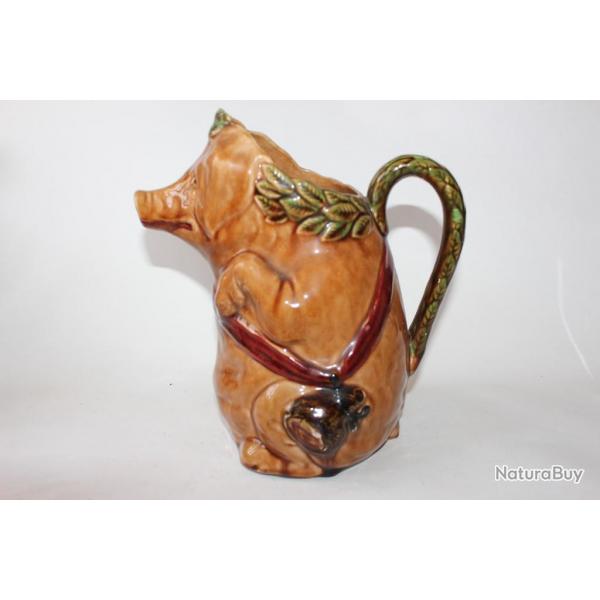 Pichet Cochon au jambon attribu  ORCHIES