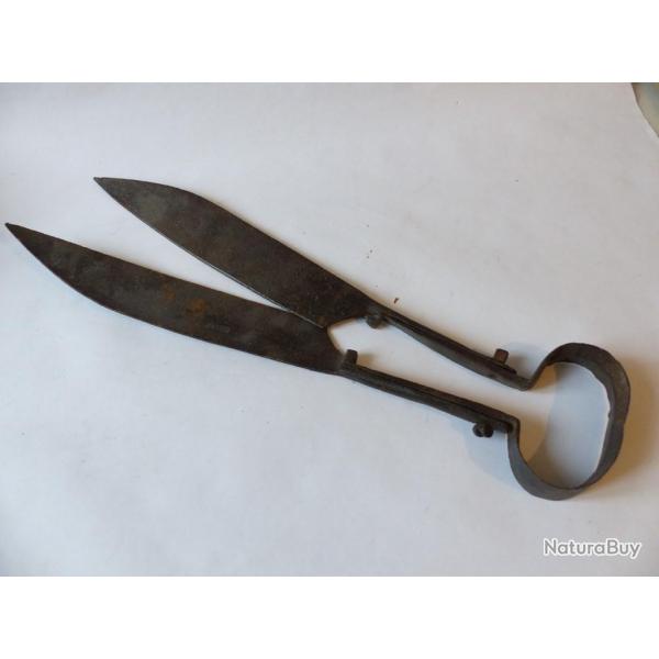 Grandes forces en fer forg ciseaux outils