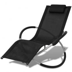 Transat chaise longue bain de soleil lit de jardin terrasse meuble d'extérieur géométrique d'extéri