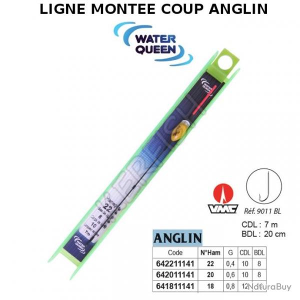 LIGNES MONTES PCHES FINES ANGLIN WATER QUEEN 0.8 g