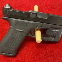 Pistolet semi-automatique Glock 43X Rail calibre 9x19 para.