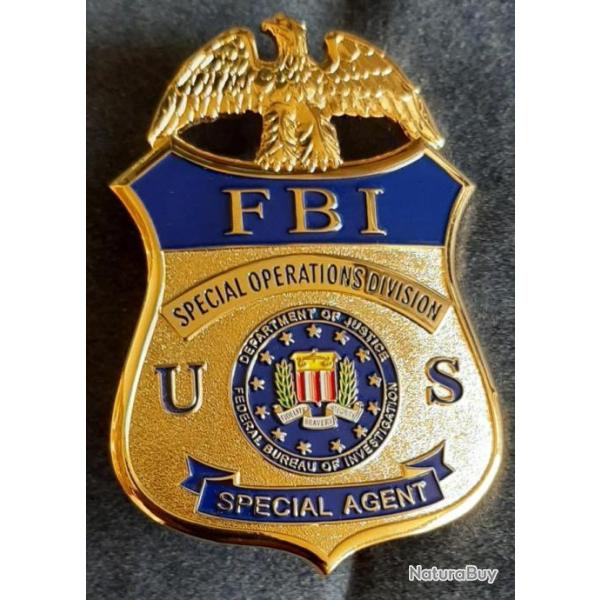 Insigne FBI SPEC OPS neuf.
