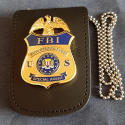Porte insigne  "tour de cou" FBI SPEC OPS neuf.