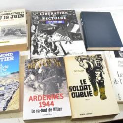 Lot livres sur la Deuxième Guerre Mondiale. WW2