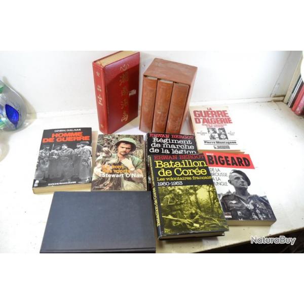 Lot livres sur la Deuxime Guerre Mondiale, Indochine Algrie. WW2