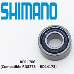 Roulement pour moulinet Shimano RD11706 (Compatible RD8278 - RD14173)