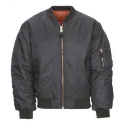 Bombers Aviateur MA1 gris métallisé