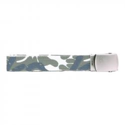 Ceinture toile 30mm avec boucle chromée (Couleur Camouflage Urban)