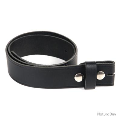 Ceinture En Cuir Sans Boucle - Longueur 130 Cm, Largeur 3.0 Cm - À Couper à Votre Taille - Boucle Non Incluse