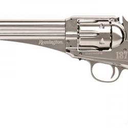 Revolver à plombs 4.5mm CO2 REMINGTON 1875 - Canon 6'' - Nickelé (3 Joules)