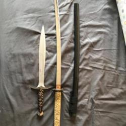 Réplique du sabre du film highlander très belle replique et la réplique de épée de frodon sd anneaux