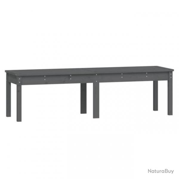 Banc de jardin meuble de patio d'extrieur terrasse  2 places 159,5 x 44 x 45cm bois massif de pin