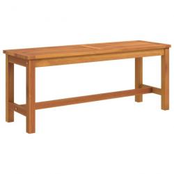 Banc de jardin meuble de patio d'extérieur terrasse 110 x 35 x 45 cm bois massif d'acacia 02_0011175