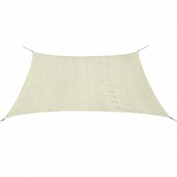 Parasol en PEHD carré 3,6 x 3,6 m crème 02_0008585