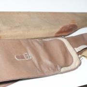 Étui à Fusil Type 'étui à Jambon' - Toile Et Cuir - Longueur 80 Cm - BE