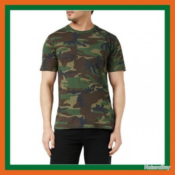 Tee-shirt de chasse - Camouflage - 100% coton hypoallergnique - Taille S  7XL - Livraison gratuite