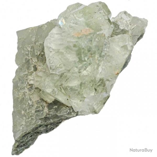 Fluorite verte cristallise sur matrice silico-calcaire - 122 grammes