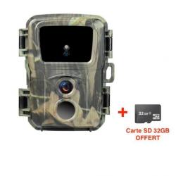 Caméra de chasse HD 1080P + carte SD OFFERT