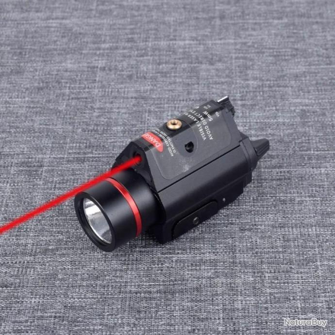 Pointeur Laser Viseur Point Rouge 20mm Rail Picatinny Glock 17 Pistolet