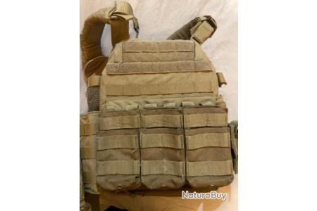 Gilet Airsoft Standard Issue Plate Carrier 1000 D TAN
