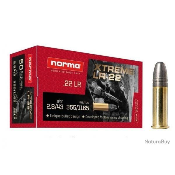 Munition Norma 22LR XTREM 22lr x500 neuf
