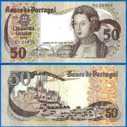 Portugal 50 Escudos 1968 Europe Billet Escudo Infanta D Maria