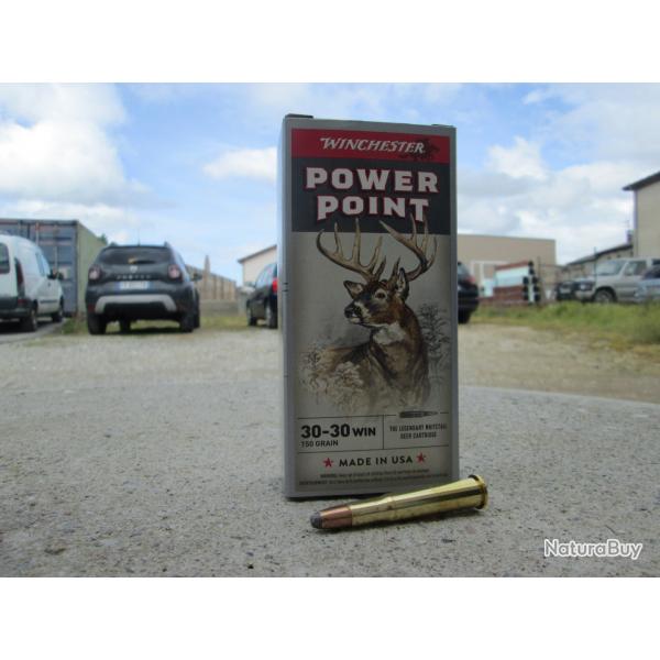 balles 30-30 de winchester a 150gr en POWER POINT