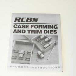 Documentation case forming et trim dies RCBS