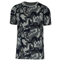 Tee shirt manche courte camouflage urban camo