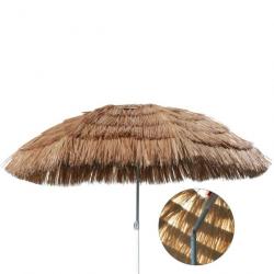 Parasol de plage hawaï 160 cm beige 02_0007996