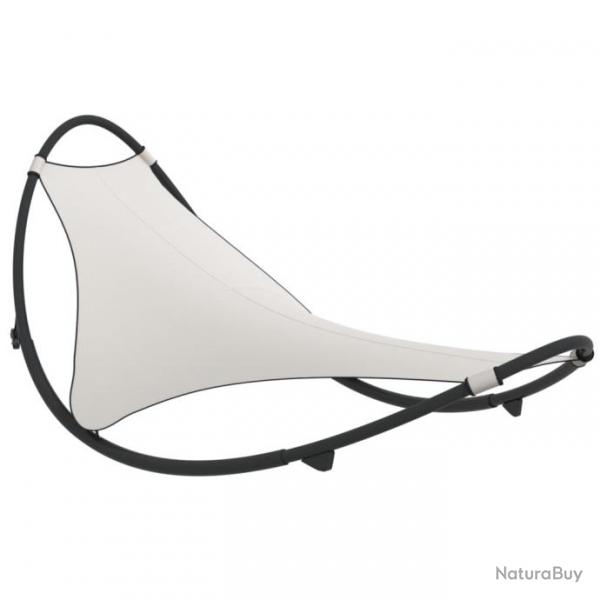 Transat design chaise longue bain de soleil lit de jardin terrasse meuble d'extrieur  bascule ave