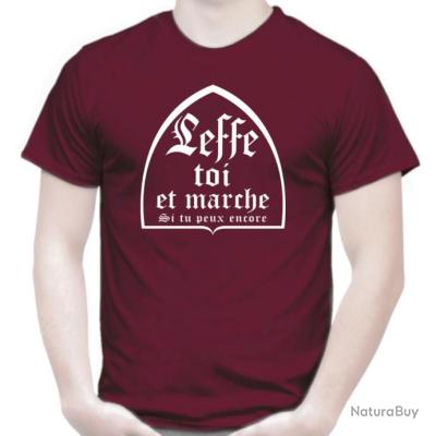 TEE SHIRT Humour - LEFFE TOI ET MARCHE - Idée cadeau Pote Noël ...