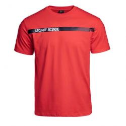 T shirt Sécu One sécurité incendie rouge Rouge