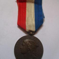 Médaille Ministère de l'Intérieur Epidémies