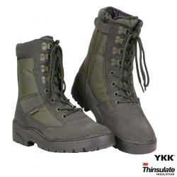 Chaussures intervention sniper zippées hautes (Couleur Kaki, Pointure 46)