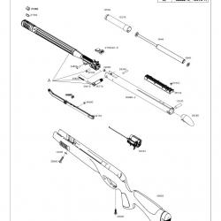 Pièces détachées GAMO HPA IGT 19.9J 4.5 mm - 40552 - Canon Black Maxxim 4.5mm