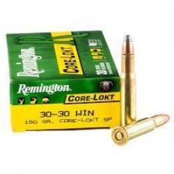 Balles Remington Core-Lokt SP Cal.30-30 Win 150 grains