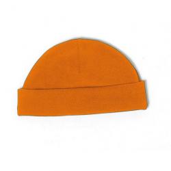 Bonnet polaire Percussion uni Kaki - Orange