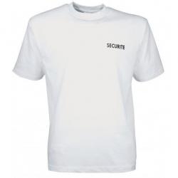 T shirt Cityguard Sécurité Blanc