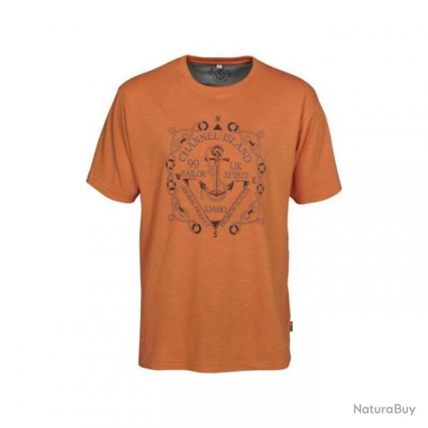 T shirt Idaho Guernsey Orange
