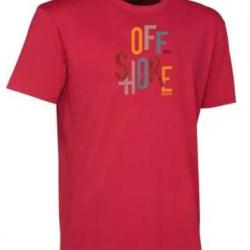 Tee shirt Idaho Offshore Rouge