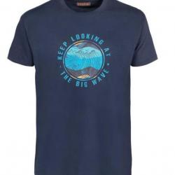 Tee shirt Idaho Big Wave Bleu marine