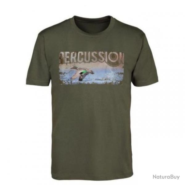 Tee shirt Percussion Srigraphie chasse Bcasse Canard