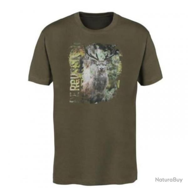 Tee shirt Percussion Srigraphie chasse Cerf
