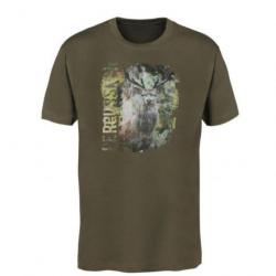 Tee shirt Percussion Sérigraphie chasse Bécasse Palombe